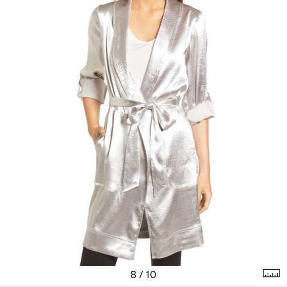 Line & dot reue silver coat jacket - Picture 7 of 8